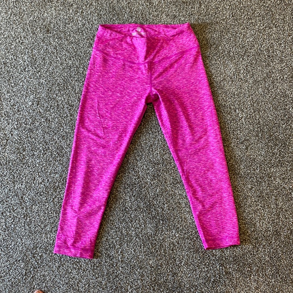 Pink workout leggings